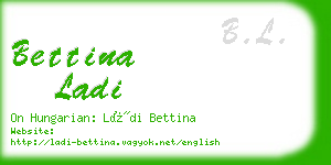 bettina ladi business card